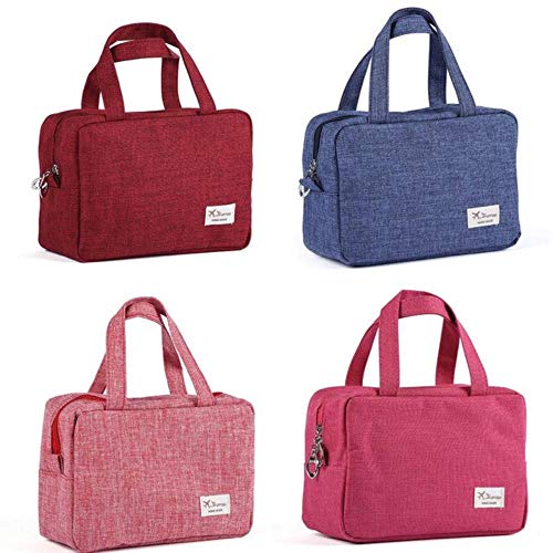 Preisvergleich Produktbild Homie Modische Kosmetiktasche, Handtasche, mattiert, wasserdicht, große Kapazität, tragbar, Make-up-Tasche, Organizer, Hose, Maquillage Femme, Wassermelonen-Rot