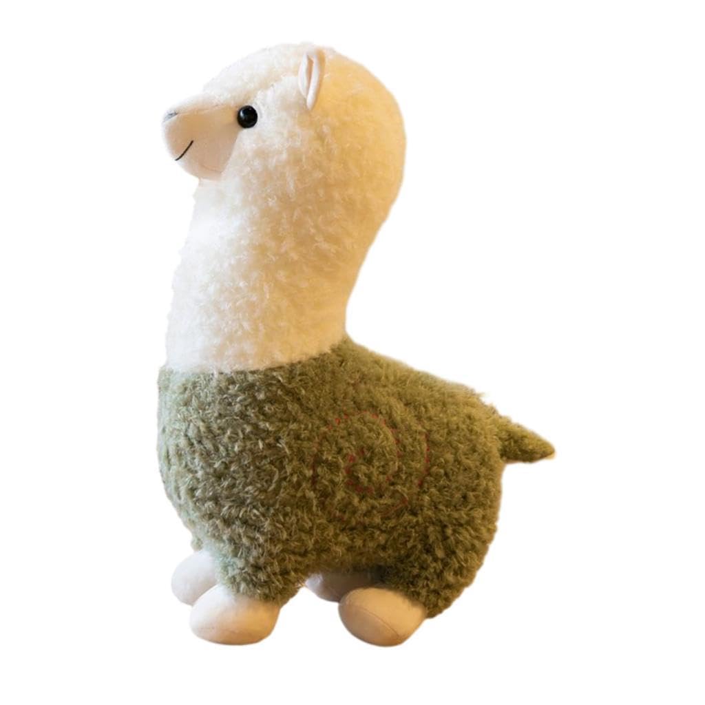 Peluche alpaga vert de 65cm Qianly pour coussin de salon - 8