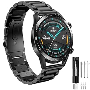 Hatolove Bandje Compatibel met Galaxy Watch 3 45mm/Huawei Watch GT2 46 mm/Watch GT 46 mm/Watch GT Active/Watch 2 Pro…