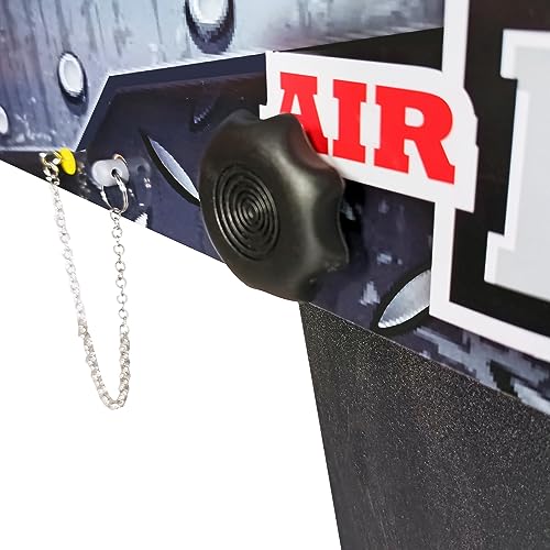 Sport1 Air Hockey Metal Vertikaler Klapptisch Air Mini mit Lüfter 12 V Platzsparender Air-Hockey-Tisch Maße 121 x 60 x 76 cm 2 Griffe und 2 Scheiben inkludiert mit integrierter Punktezähler. – Bild 8