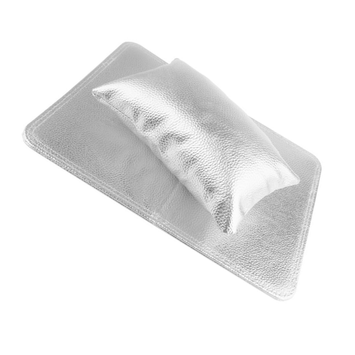 Portable Manicure Nail Armrest Cushion Set PU Hand Pillow Sweatproof Soft Hand Rest for Nails Salon and DIY Use Protects Table From Dust and Polish Stains