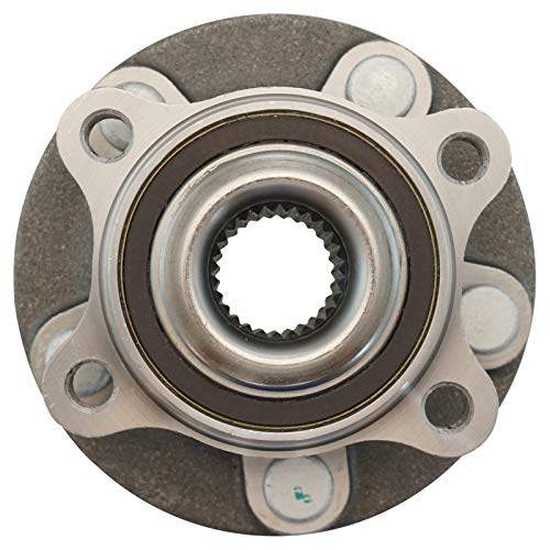 Image of TRQ 2 Piece Wheel Bearing & Hub Assembly Set Compatible with 2013-2020 Ford Fusion 2013-2015 Lincoln MKZ