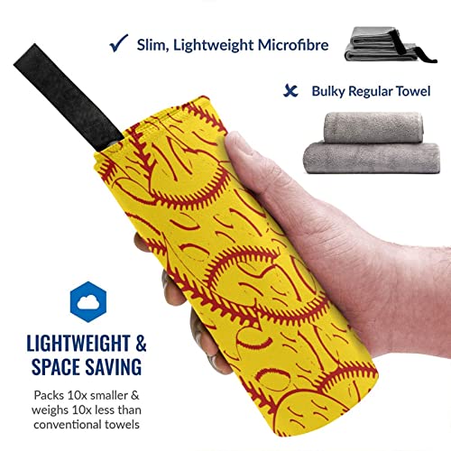 Quick Dry Towel Baseball-Tennis-Strategy-Pattern Camping Towel Travel Towel Lightweight Sports Towel,Gym,Hiking,Bath,Yoga #TOP1