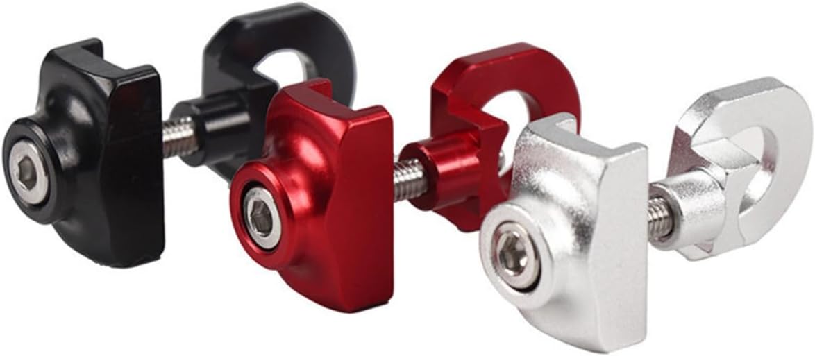 Toyvian Aluminum Alloy Chain Tensioner for Bicycle Roller Easy to Carry Chain Regulator for Foldable Bike Improves Driving Safety