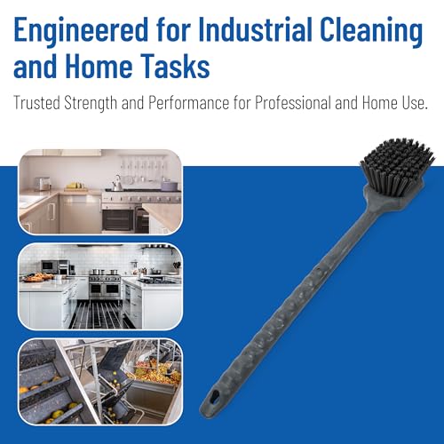 SPARTA 20 Inch Floater Scrub Brush, Polybutylene Bristles, Black - image 7