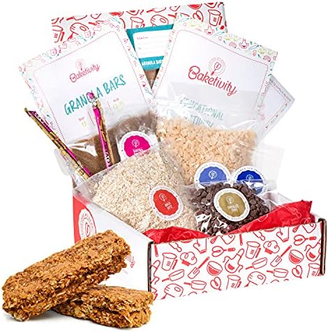Baketivity Gluten-Free Granola Bars Kids Baking DIY Activity Kit