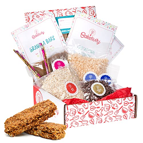 Baketivity Gluten-Free Granola Bars Kids Baking DIY Activity Kit