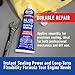ABRO RTV Silicone Sealant and Gasket Maker: Up to 500 Degree F Heat, High Temp Silicone Sealant, 3 oz/85g Tube - Blue, Pack of 2