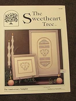 The sweetheart tree - cross stitch - the anniversary sampler