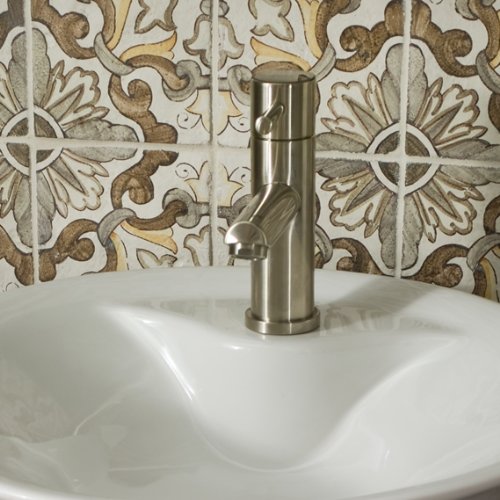 American Standard 2064101.295 Serin Monoblock Faucet with 3/8-Inch Compression Connectors and Metal Pop Up Drain, Satin Nickel by American Standard - Image 4