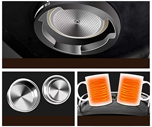 YQGOO Haushaltskleine 15bar Cappuccino-Maschine Einfache und Bequeme Einknopf-Kaffeemaschine Edelstahlfilter mit Dampf… – Bild 6