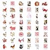 BulbaCraft 100Pcs Chinese New Year Stickers - Chinese Zodiac Stickers, Lunar New Year Decals, Gifts for Women & Men #3