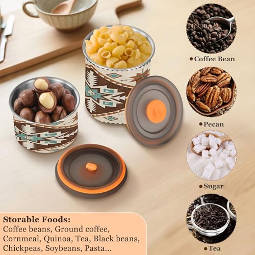 Envase hermético de acero para café 30 oz miniatura 6