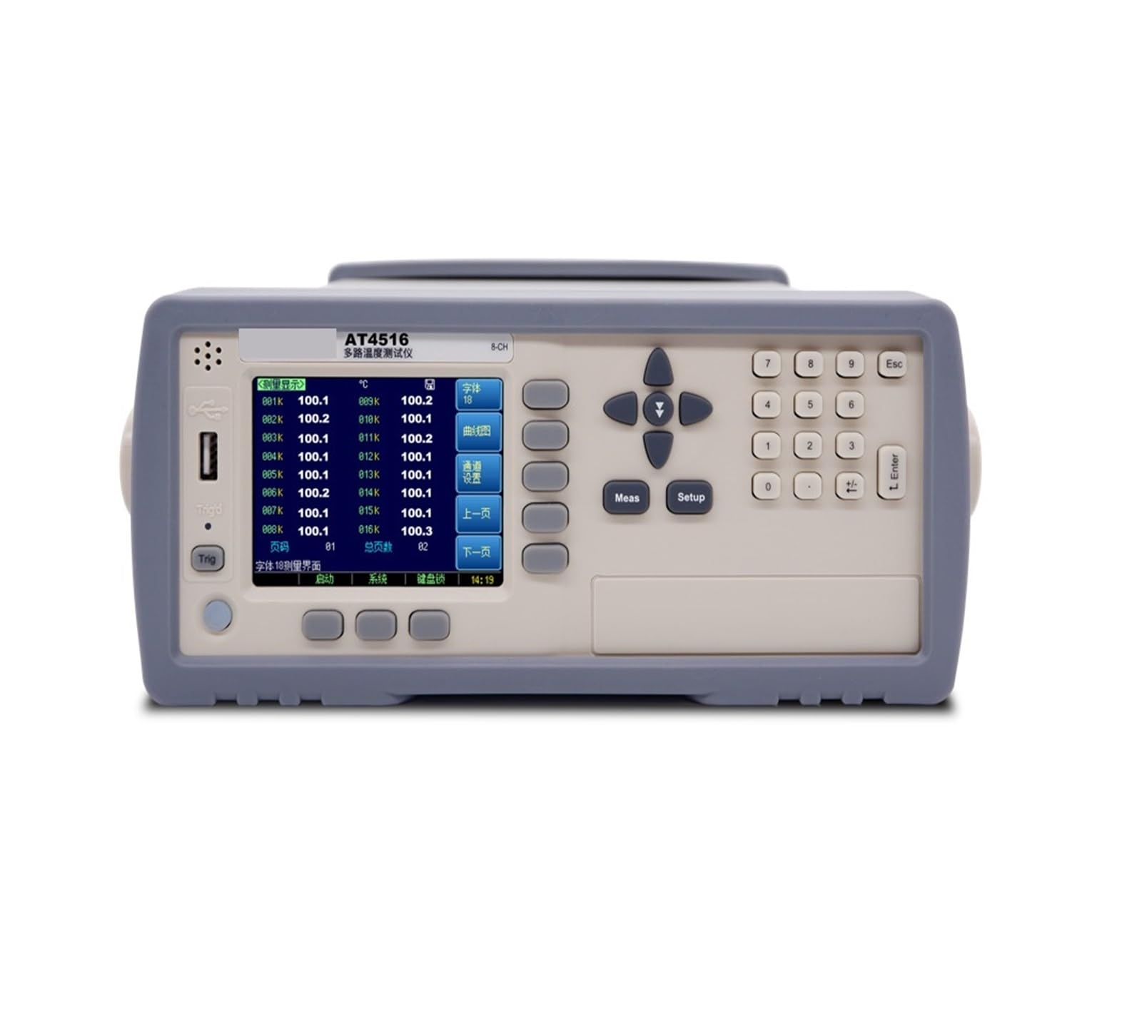 Oscilloscope, AT4516 Multi Channels Industrial Digital Thermometer Temperature Meter