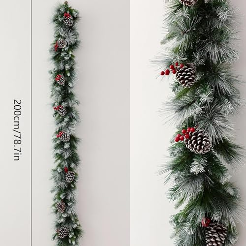 Couronne de Noël pour porte et décoration de table chaleureuse