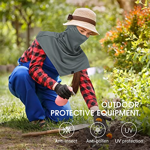 Aiwolu Balaclava Full Face Mask Summer For Sun Protection Breathable Long Neck Covers For Men Women Cycling Fishing #TOP2