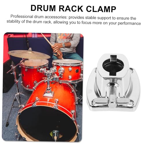 Base Clamp para Batería de Metal Compatible con Snare Drum miniatura 5