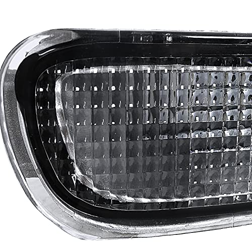 Spec-D Tuning Chrome Housing Clear Lens Bumper Lights Compatible With Toyota Corolla 1993-1997 L+R Pair Assembly #TOP3