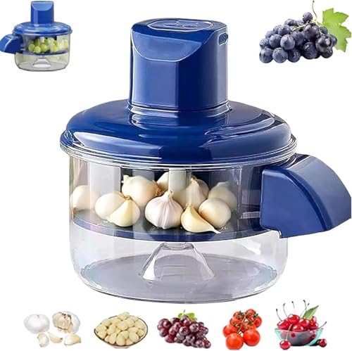 Image of Automatic Electric Potato Peeler Machine, Fast Hands-Free Fruit & Vegetable Peeler with Stainless Steel Blade, Safe & Easy to Use for Potatoes, Apples, Carrots, Compact Kitchen Gadget, Easy Clean
