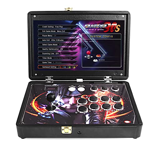 Petforu Pandora Box 30S 5000 Games Retro Arcade System 14-Inch All-Metal Plug & Play Video Games Console #TOP1