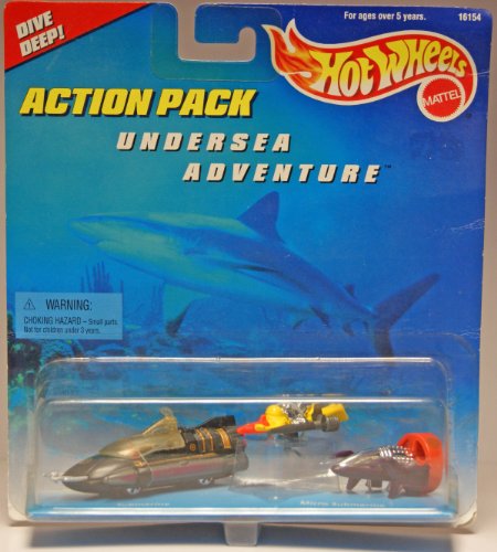 Mattel Hot Wheels Action Pack Undersea Adventure Submarine