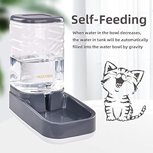   Automatic-Pets-Feeder-and-Water-Dispenser-SetGravity-Food-Feeder-and-Waterer-Set-with-Pet-Food-BowlEasily-Clean-Self-Feeding-for-Small-Large-Pets-Dogs-Cats-Large-Capacity38L