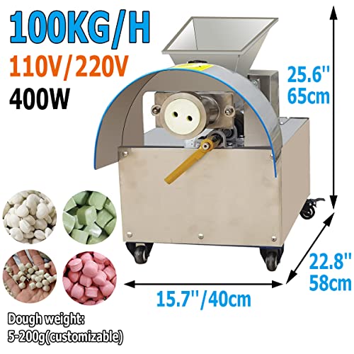 Txmachine Bread Dough Divider Rounder 1-300G Automatic Pizza Dough Ball Maker Cutter Machine With 6Molds,Can Custom Dough Shape And Weight (110V/60Hz, Bread Dough) #TOP3