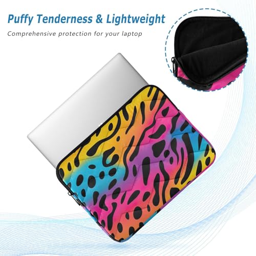 Funda para laptop 13-14 pulgadas diseño leopardo multicolor miniatura 5