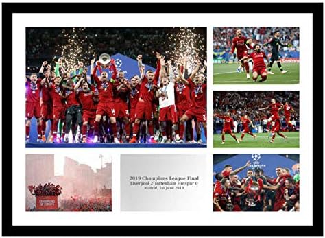 Framed Liverpool FC 2019 Championsof Europe 42x30cm Photo Memorabilia
