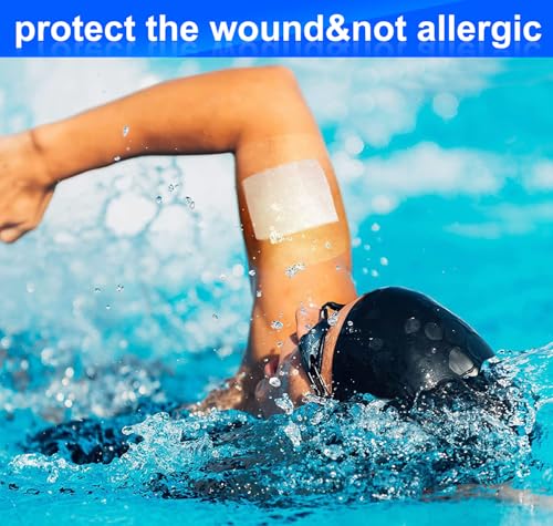 Tattoo Aftercare Bandage 6\"x 5.5 Yard, Second Skin Tattoo Cover, Convenient, Faster Tattoo Healing and Protection, Sterile, Waterproof, and Latex-Free Tattoo Aftercare Wrap, Gloss Finish