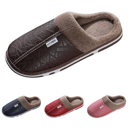Unisex House Slippers Slip on Fuzzy Memory Foam Slippers Scuff Outdoor Indoor Warm Plush Bedroom Shoes Cloud Slides4