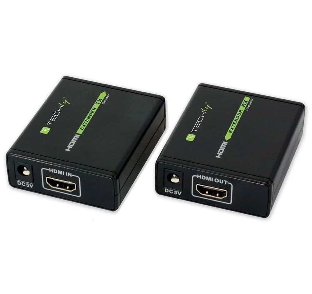 TECHly IDATA EXT-E70 HDMI Extender, Black, único