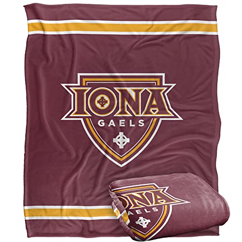 Iona College, 60"x80" Primary Logo Silky Touch Super Soft Throw Blanket