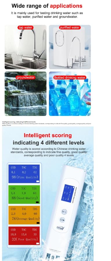 LS310 Multi-Parameter Portable High Precision Waterproof IP67 COD/TOC/EC/TempTester Tds Meter