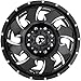 FUEL Cleaver Dualie Front NB-BLK MIL Wheel with Painted (20 x 9. inches /8 x 165 mm, 105 mm Offset)