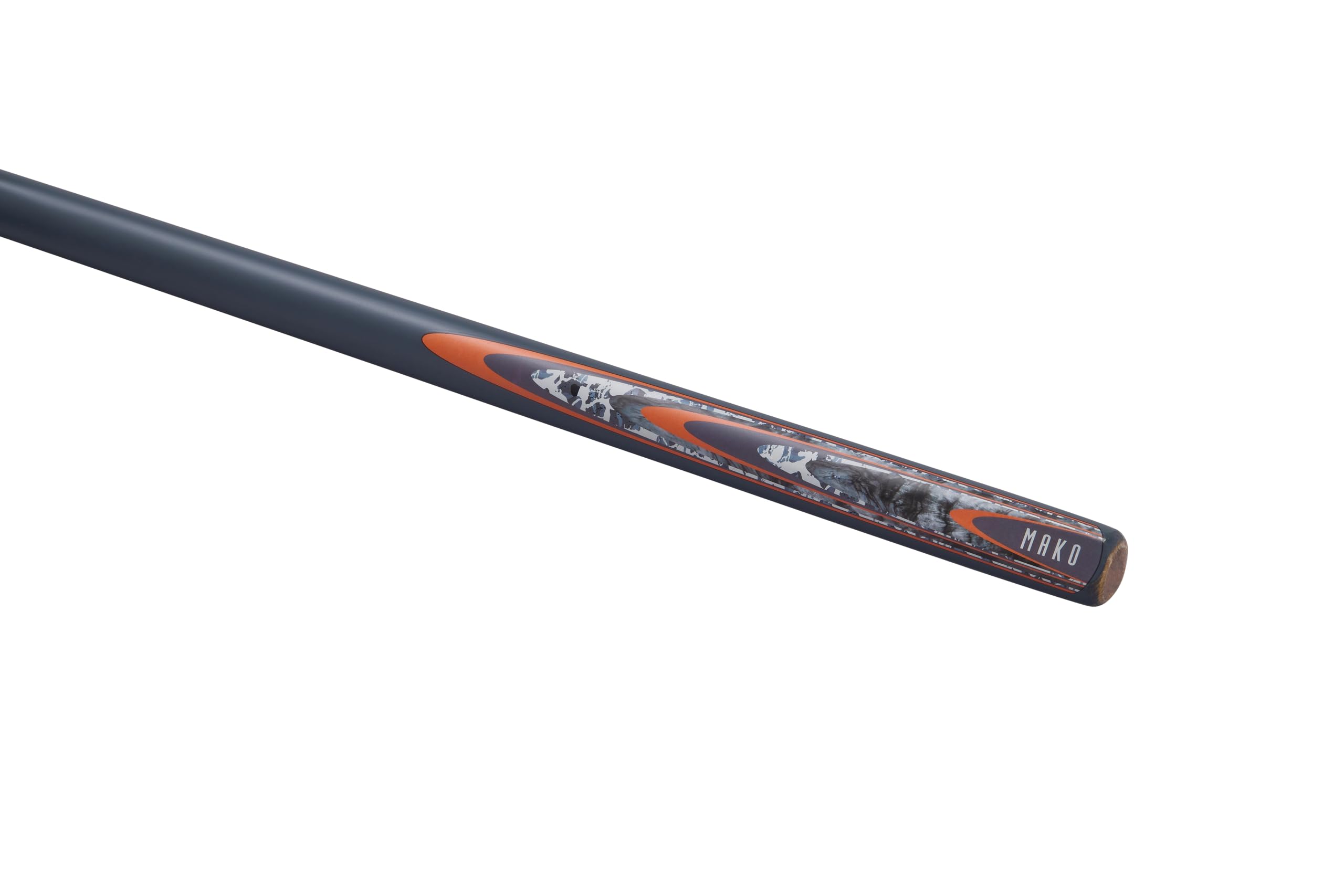 POWERGLIDE One 2-Piece Snooker Cue Stick | Ash Wood Shaft And Butt with Decal Design | Brass Joint | Full Size 57'' | 10 mm Tip'