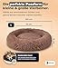 Belune® Hundebett [mit waschbarem Bezug] - Das Original - [L, 100cm, Braun] Hundekorb, Katzenbett, Hundekörbchen, Dog Bed, Flauschiges Hundebett für große, mittelgroße & kleine Hunde