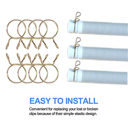 Glarks 290Pcs Fuel Line Hose Water Pipe Air Tubing Spring Clips Clamps Assortment Kit - Size 5-13Mm #TOP4