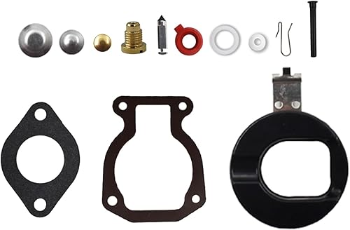 Miniatura 4 de labwork 398453 Kit de reparación de carburador con reemplazo de flotador para Johnson Evinrude 9.9hp 15hp 1974-1988