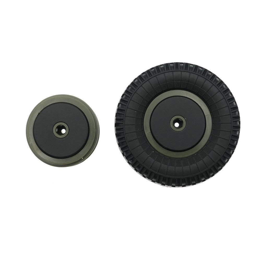 4 Ruote RC E Contrappeso, Accessorio di Aggiornamento per Camion RC C94 1/12, Veicoli Fuoristrada RC, Verde Nero