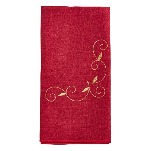 Embroidered Holiday Napkins (Set of 4)