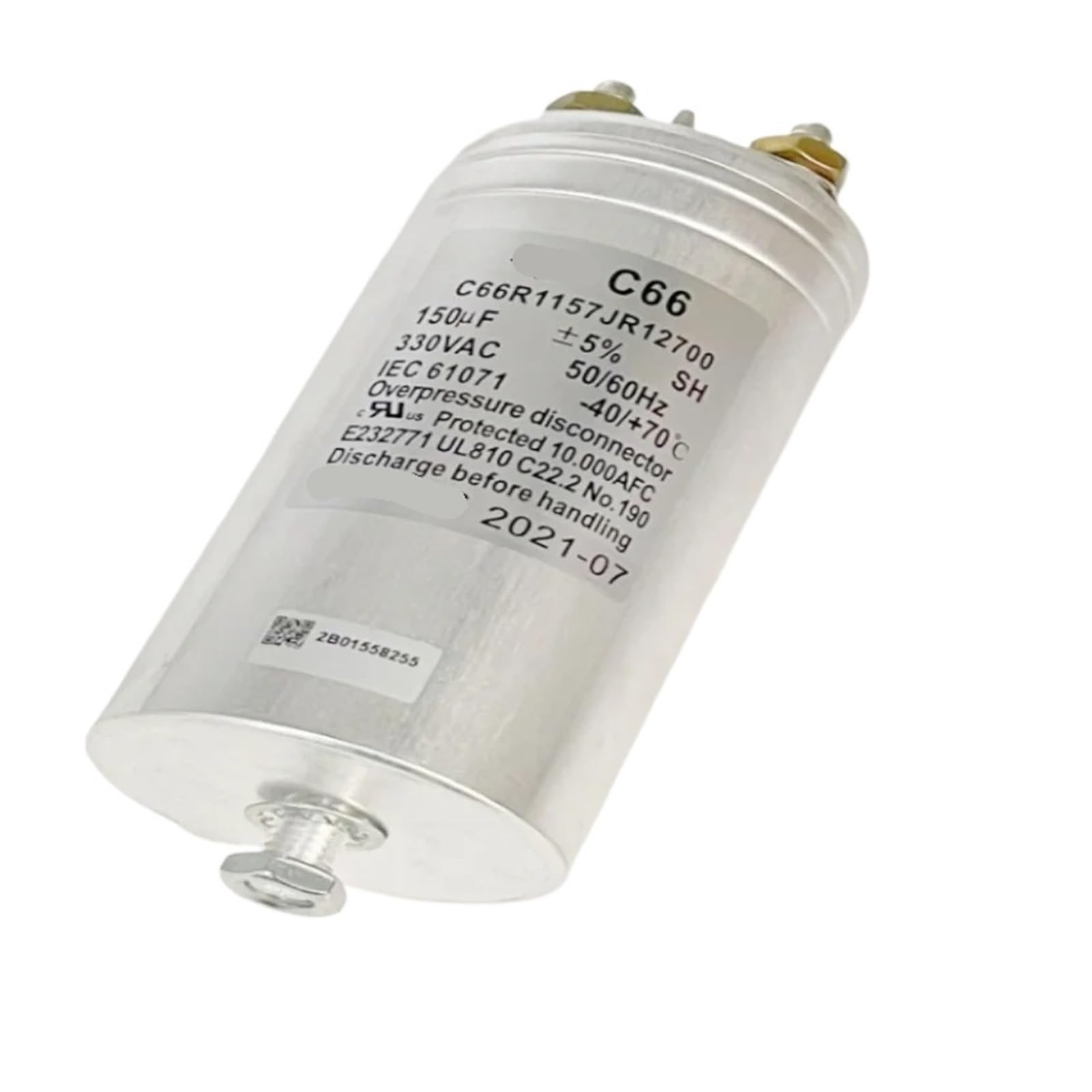 KSZHZYMGX C66R1157JR12700 150UF 330V AC filter capacitor
