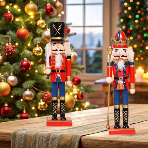 Figurines de Casse-Noisette en bois, cadeau idéal pour décoration table - 7