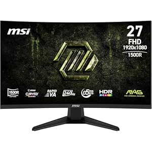 MSI MAG 275CF X24 Écran Gaming incurvé 27" FHD