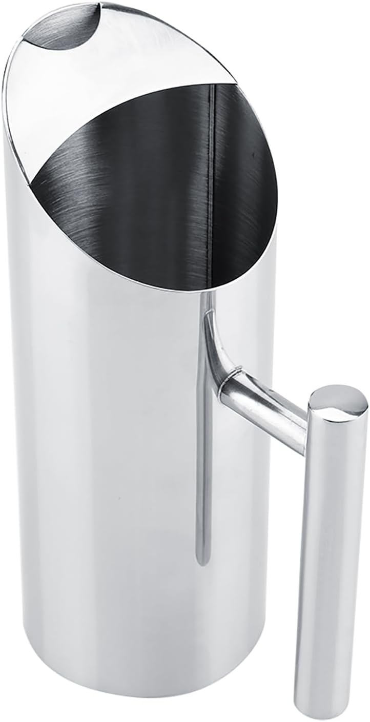 Coffee Pot,Coffee Maker,Percolator Coffee Pot Electric,Teapot stainless steel 1.5L Water Carafe, ​​With Handle Beverage Carafe Ice Guard Cold Drinking Jug Household Service In Hotel
