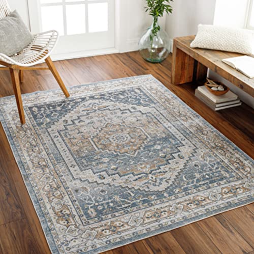 Livabliss Sitra Machine Washable, Vintage Runner Living Room, 66x115 cm, Traditional Boho Style, Dining Room, Kitchen