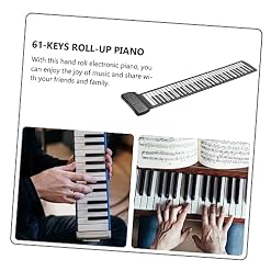TOYANDONA Rouleau De Piano Clavier Électronique Clavier Pliable Piano Pour Adultes Clavier De Piano Pliable Instruments De Musique Pour Adultes Piano Électrique Gel De Silice – Image 5