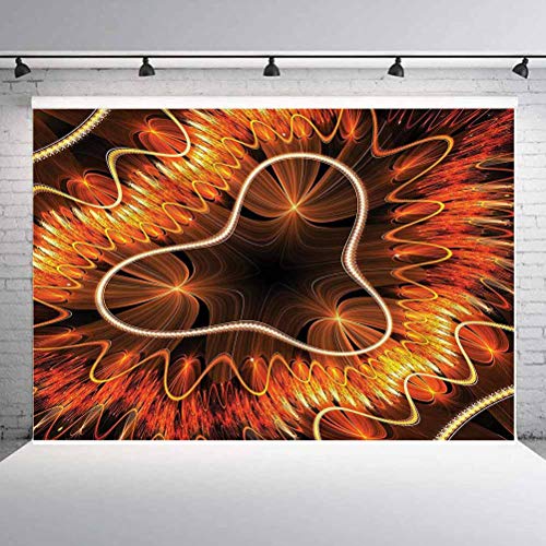 Fotohintergrund aus Vinyl, 3 x 3 m, fraktale, elektromagnetische Wellen, Fotohintergrund für Babys, Neugeborene…