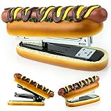 ELIKAI Stapler for Desk with Staples, Great as Office Gifts, Fun Gifts, Novelty Gifts, Funny Office Supplies, Hot Dog Gifts & Stuff, Novelty Office Supplies, & Gifts for Coworkers