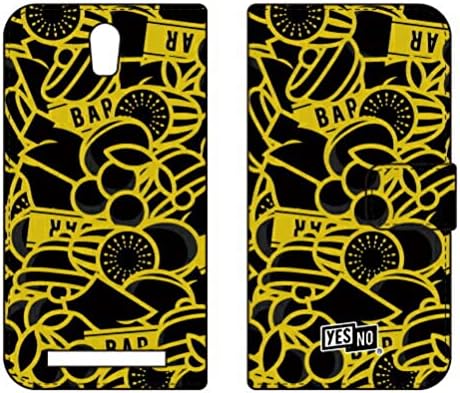 Yesno Flip Smartphone Case Slot Black for Priori 3S LTE FTJ152B/MVNO Smartphone (SIM Free Device) MFT52B-IJTC-401-N284 MFT52B-IJTC-401-N284